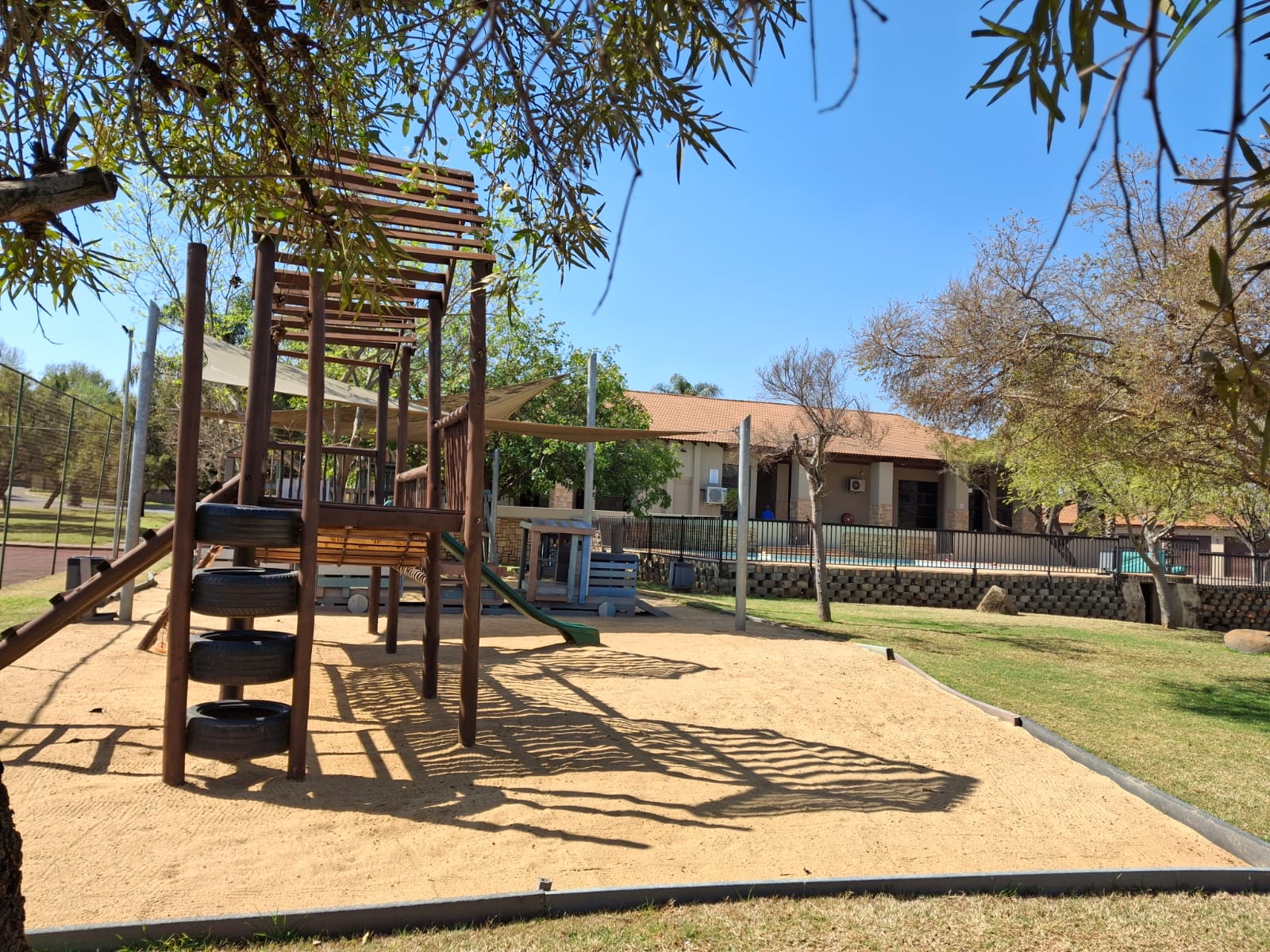 Playground beside the clubhouse