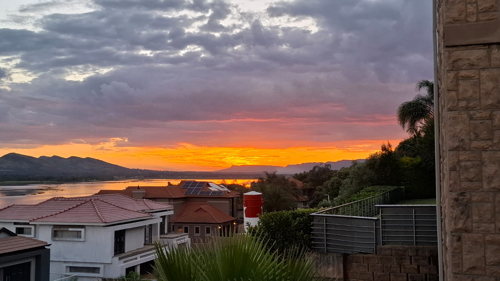 Evening over the houses